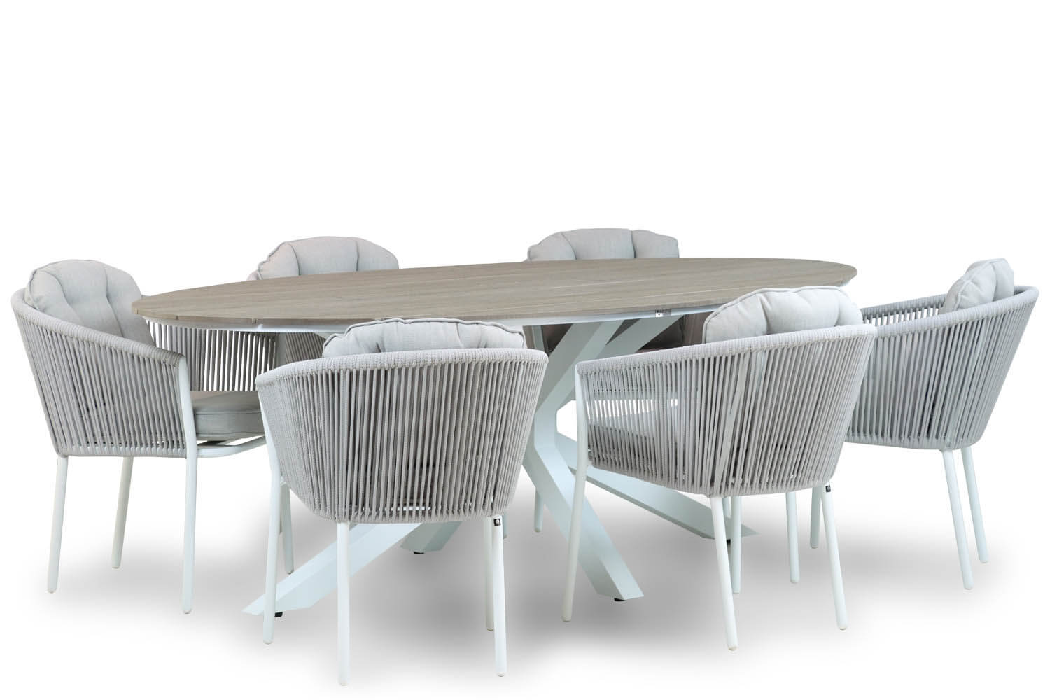 Santika Novita/Panama 220 cm dining tuinset 7-delig