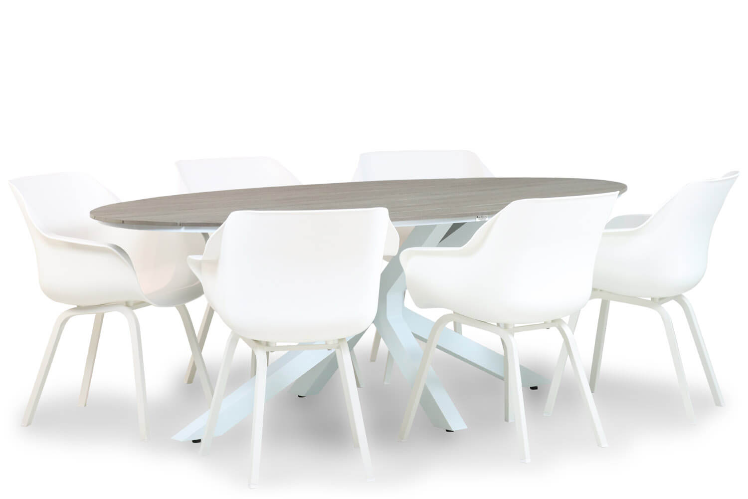 Hartman Sophie studio/Panama 220 cm dining tuinset 7-delig