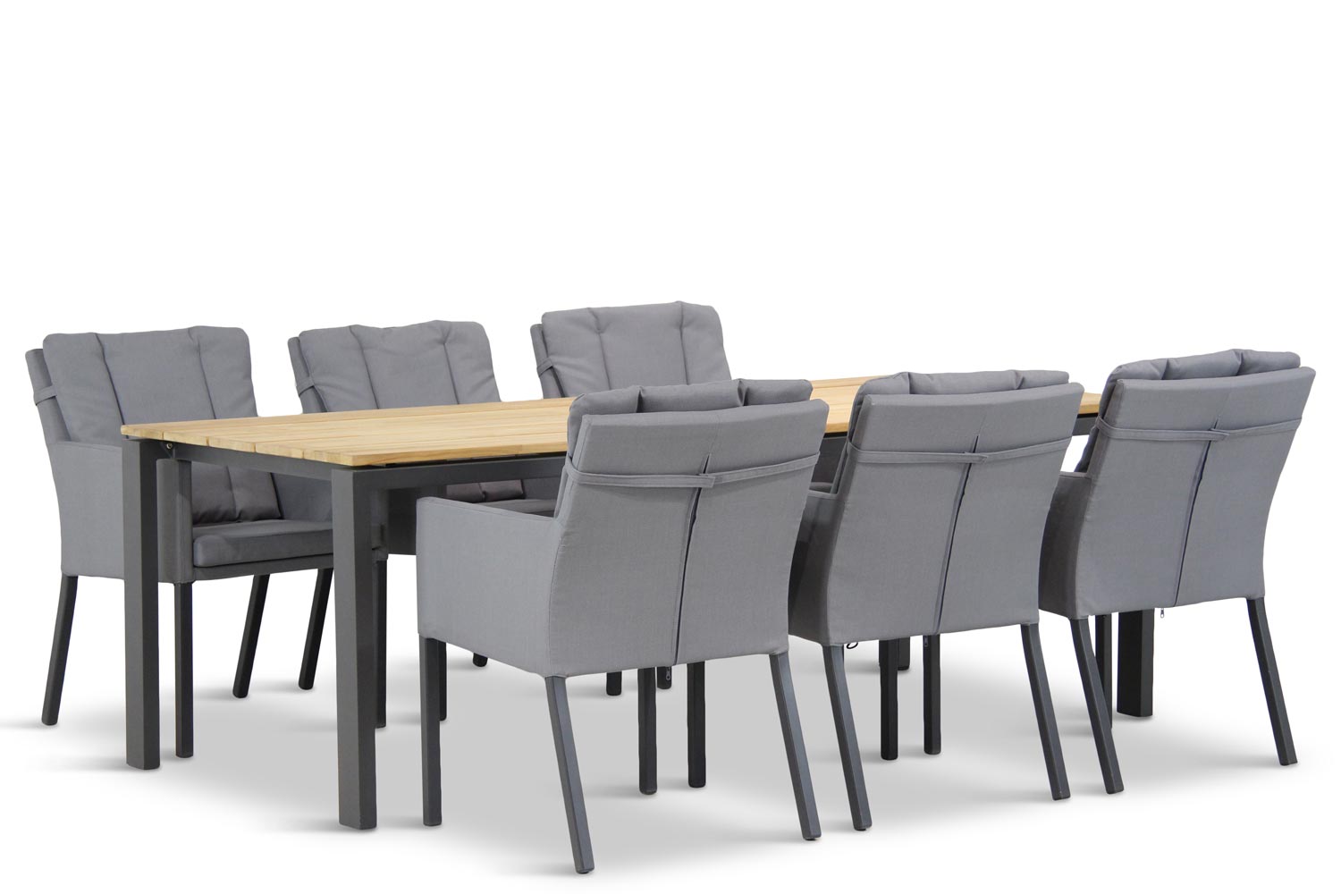 Lifestyle Parma/Goa 220 cm dining tuinset 7-delig