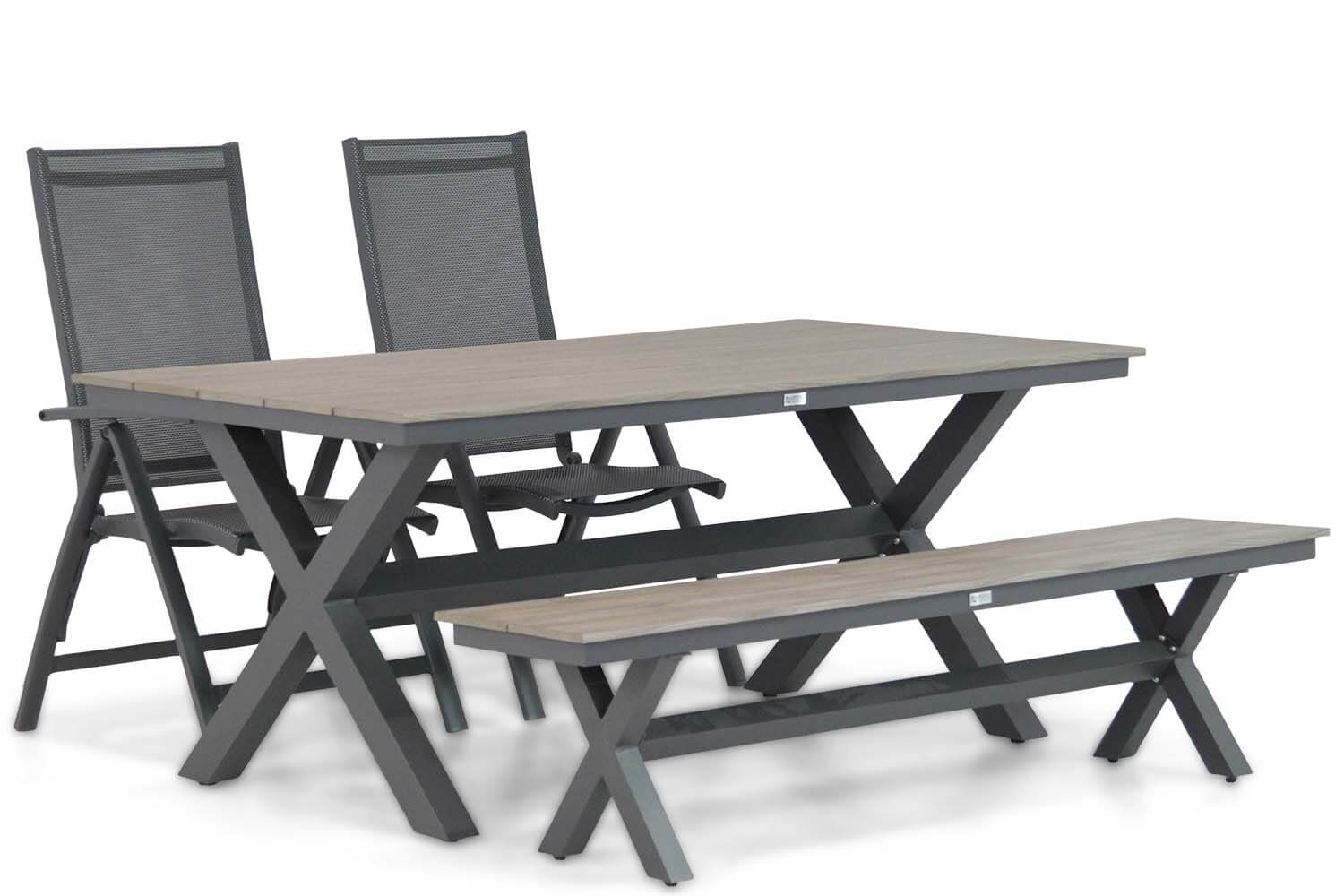 Presto Vasto/Forest 180 cm dining tuinset 4-delig