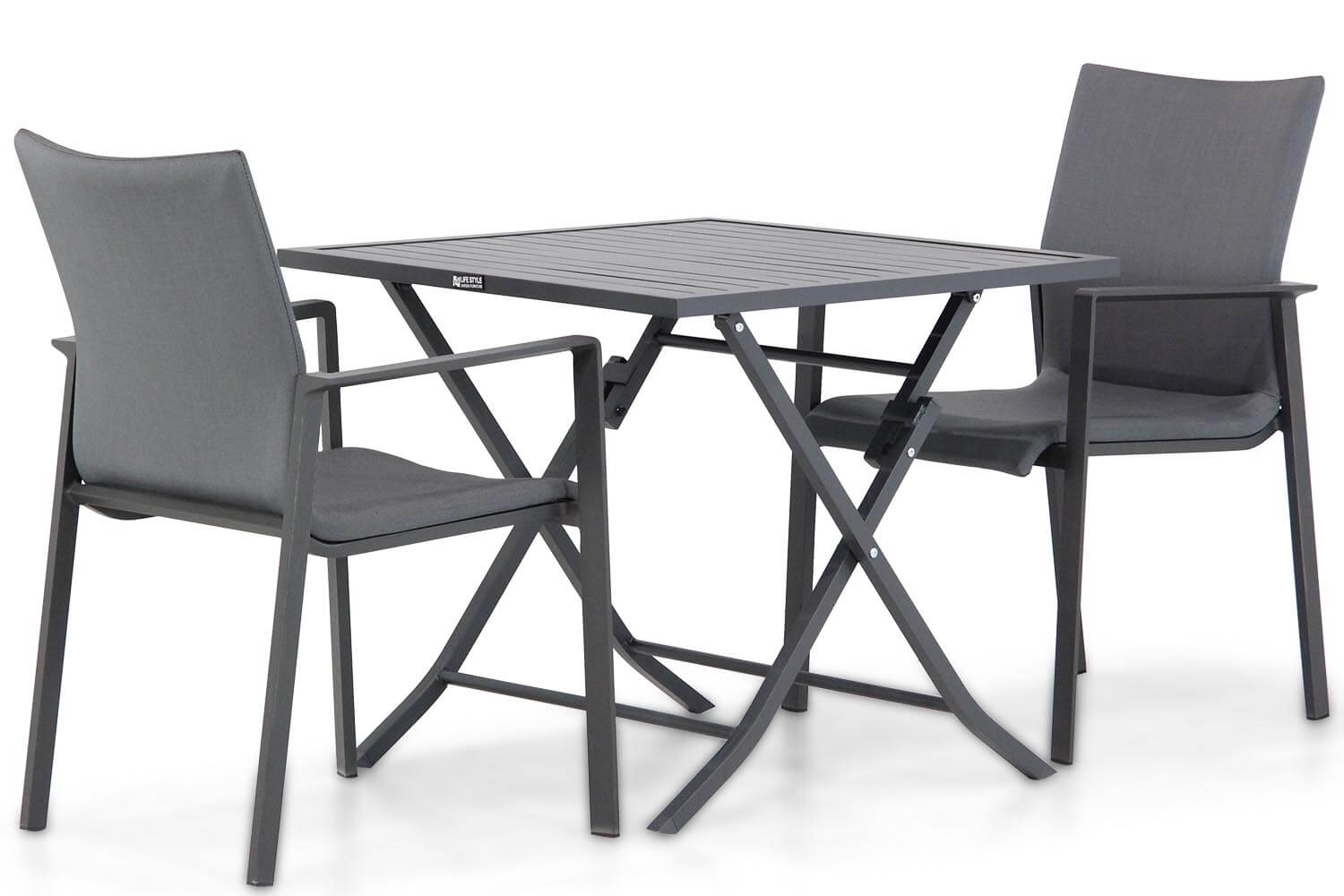 Lifestyle Rome/Nicola 80 cm dining tuinset 3-delig