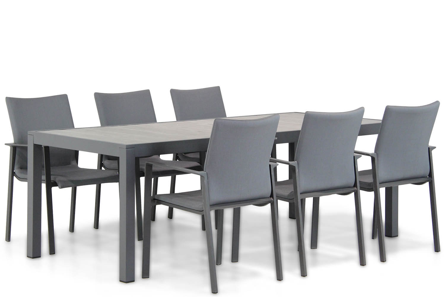 Lifestyle Rome-Residence 220 cm dining tuinset 7-delig