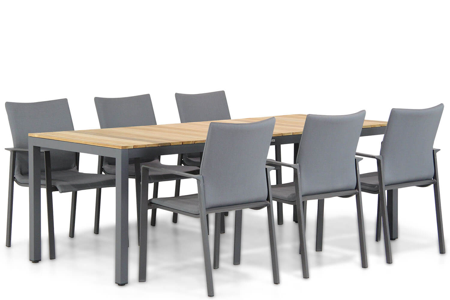 Lifestyle Rome/Mazzarino 220 cm dining tuinset 7-delig