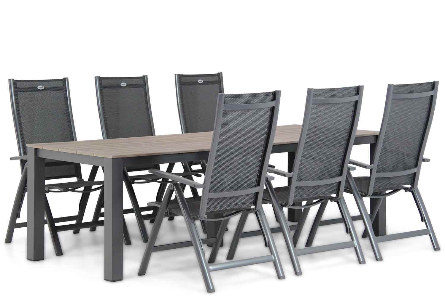 Hartman Royal Club/Valley 240 cm dining tuinset 7-delig