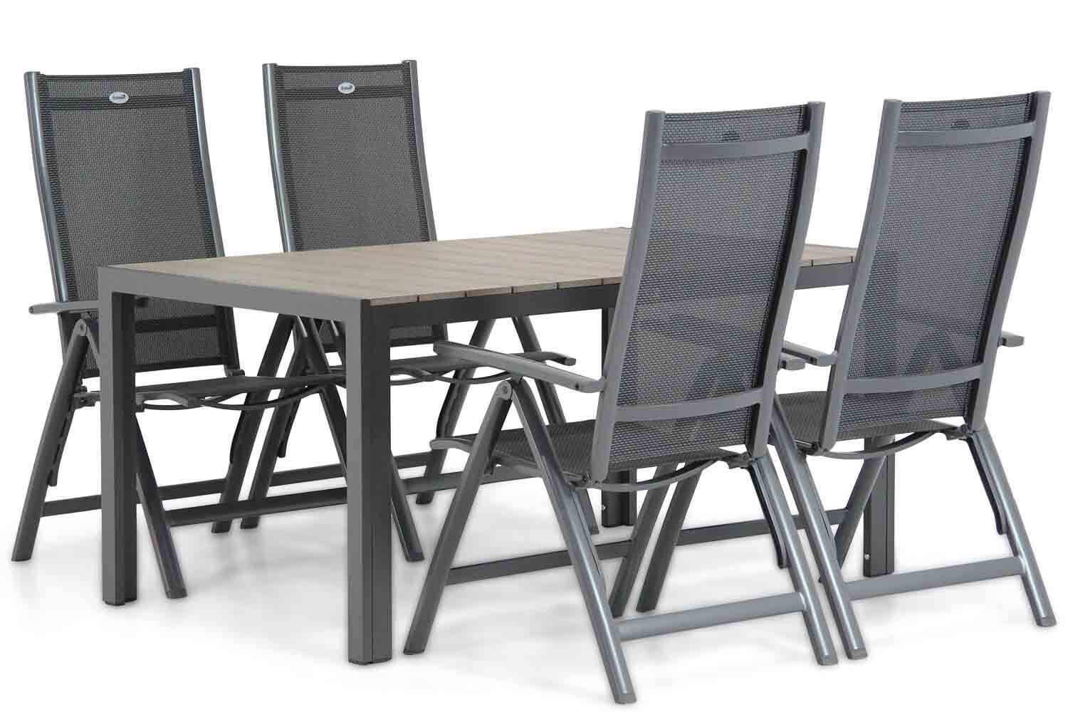 Hartman Royal Club-Young 155cm dining tuinset 5-delig