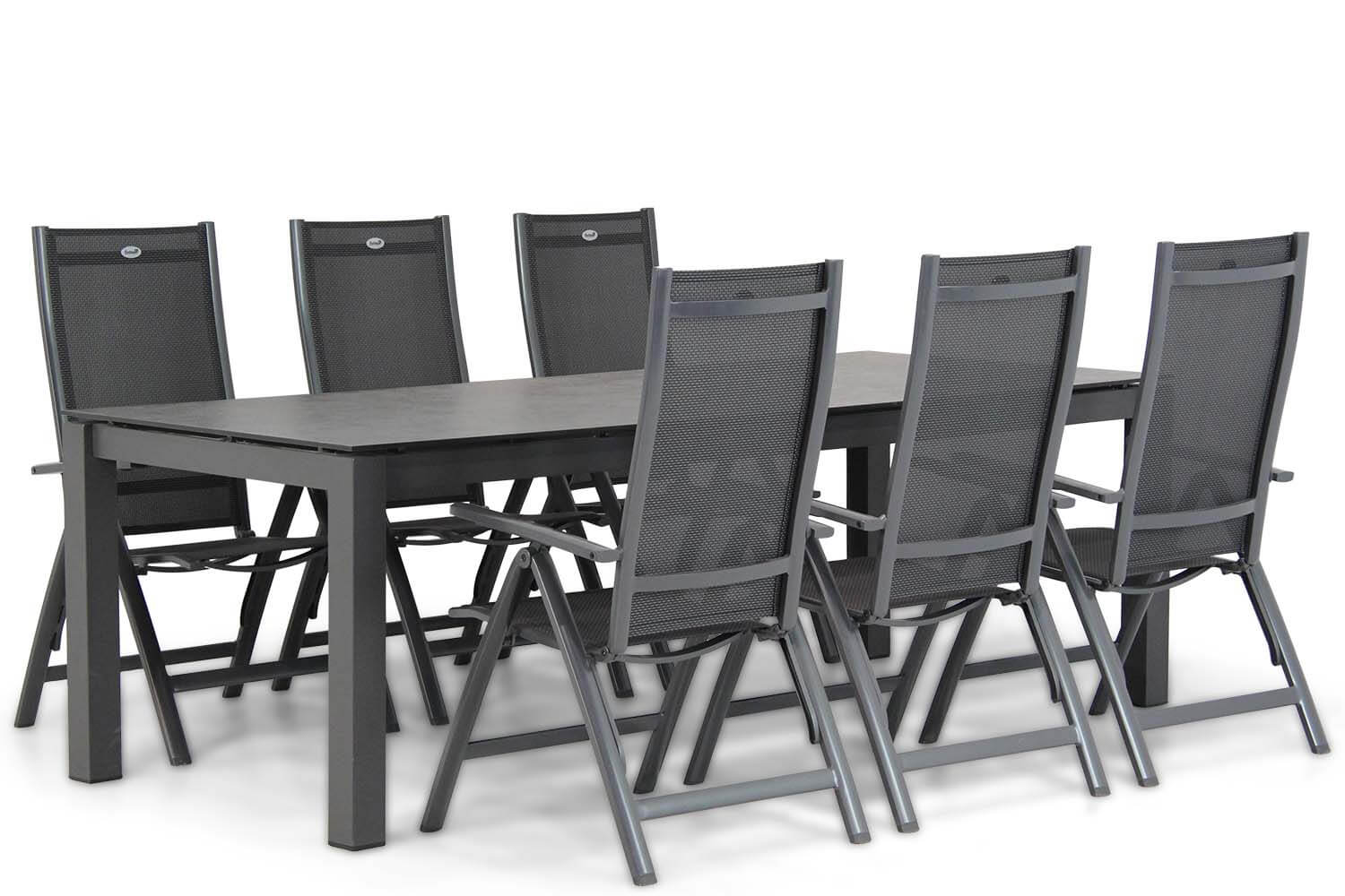 Hartman Royal Club/Yukon 240 cm dining tuinset 7-delig