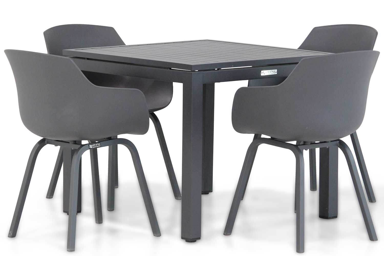 Lifestyle Salina/Concept 90 cm dining tuinset 5-delig