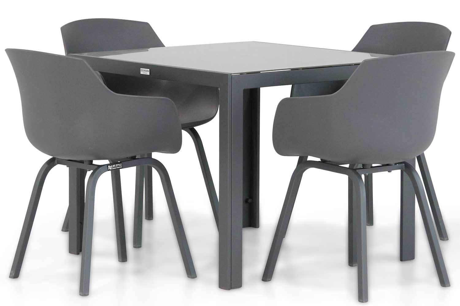 Lifestyle Salina/Mondello 90 cm dining tuinset 5-delig