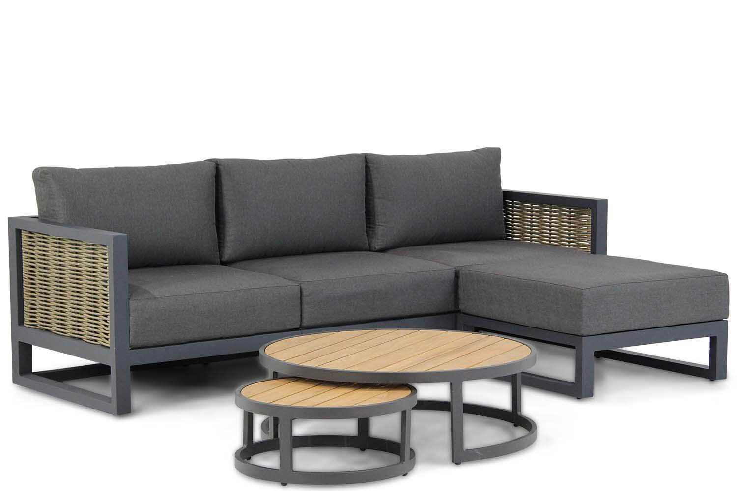 Santika Furniture Santika Salviano/Westfield chaise longue loungeset 5-delig