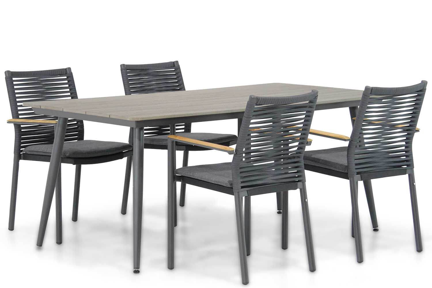 Santika Giovane/Matale 180 cm dining tuinset 5-delig