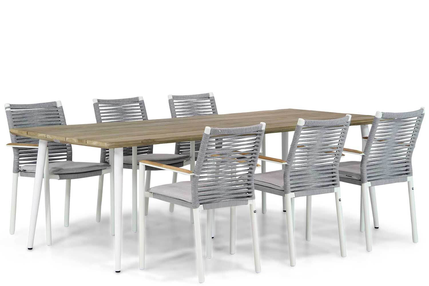 Santika Giovane/Montana 240 cm dining tuinset 7-delig