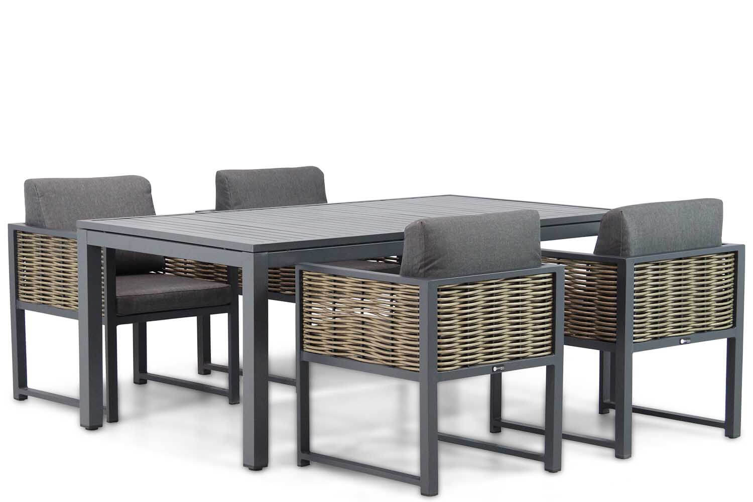 Santika Salviano/Concept 180 cm dining tuinset 5-delig