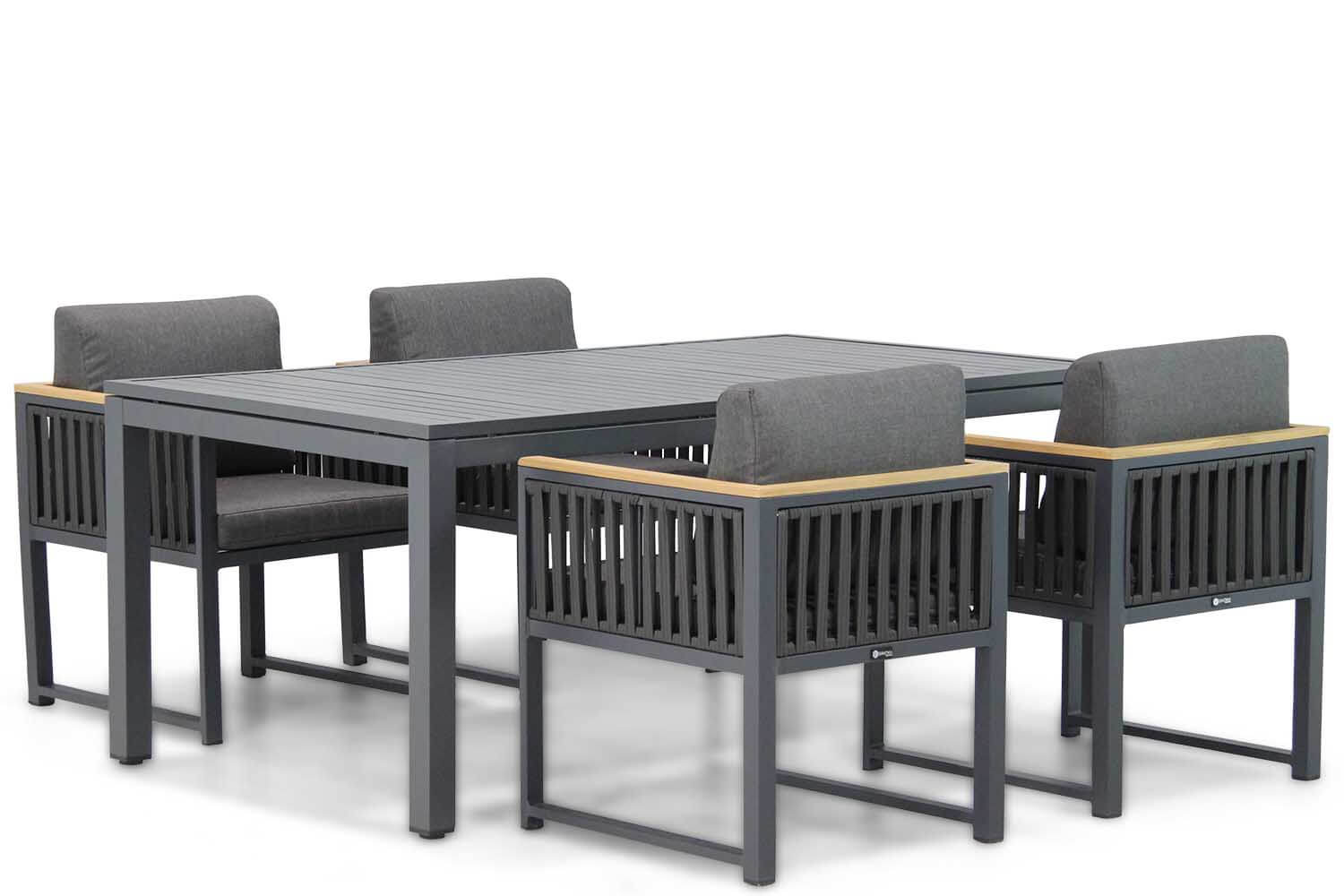 Santika Shadow/Concept 180 cm dining tuinset 5-delig