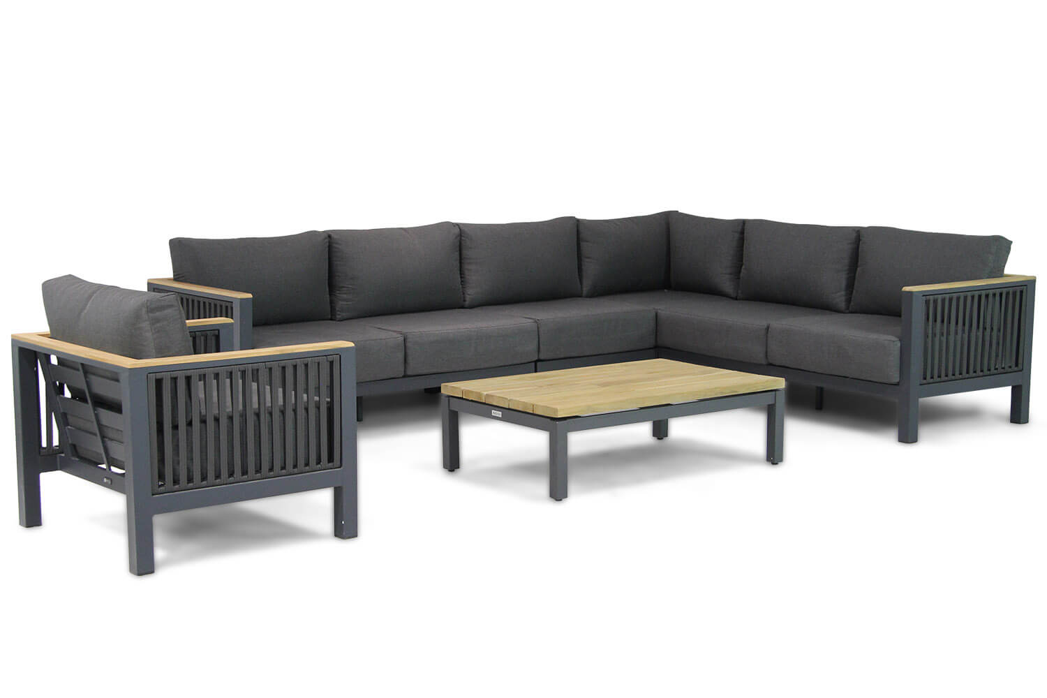 Santika Shadow-Riviera 120 cm hoek loungeset 6-delig