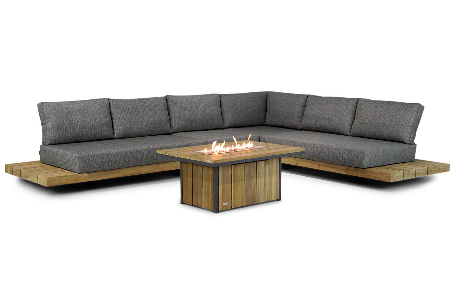 Santika Superior/Seaside 120 cm hoek loungeset 5-delig