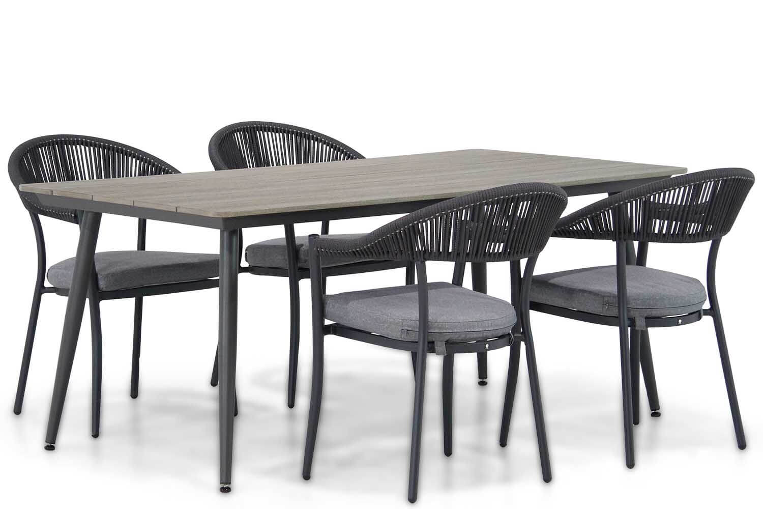 Santika Vivian/Matale 180 cm dining tuinset 5-delig