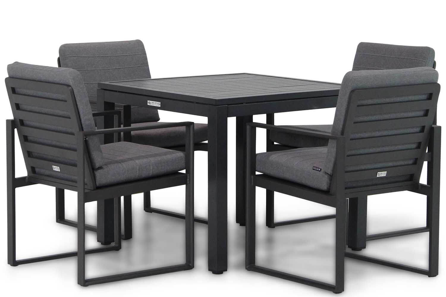 Santika Zaga/Concept 90 cm dining tuinset 5-delig