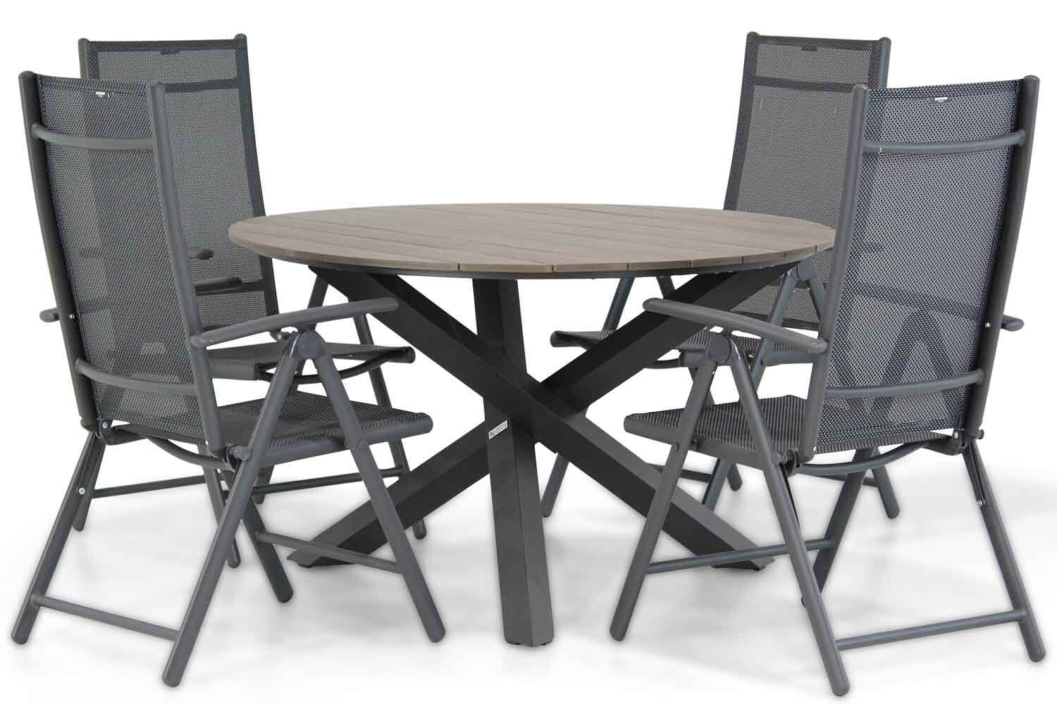 Domani Sortino/Ancona 125 cm dining tuinset 5-delig