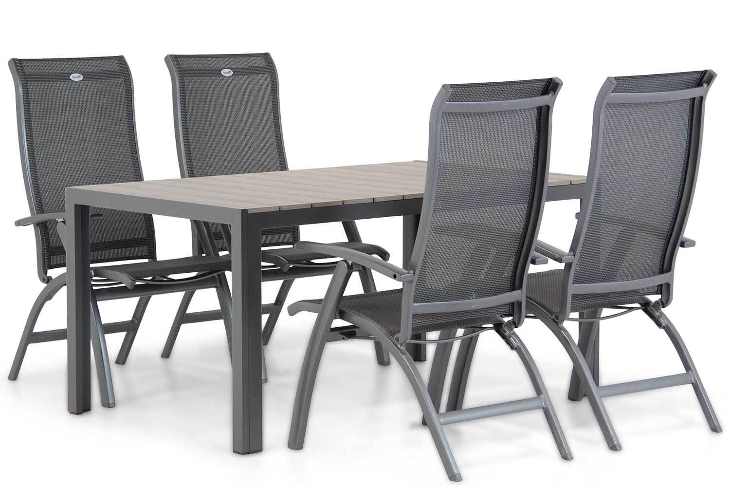 Hartman Summerland-Young 155cm dining tuinset 5-delig