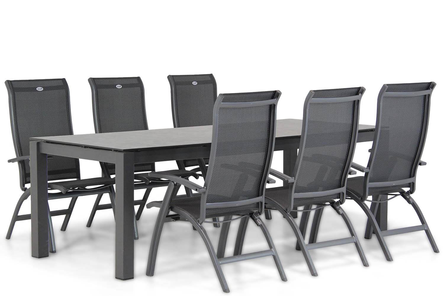 Hartman Summerland/Yukon 240 cm dining tuinset 7-delig