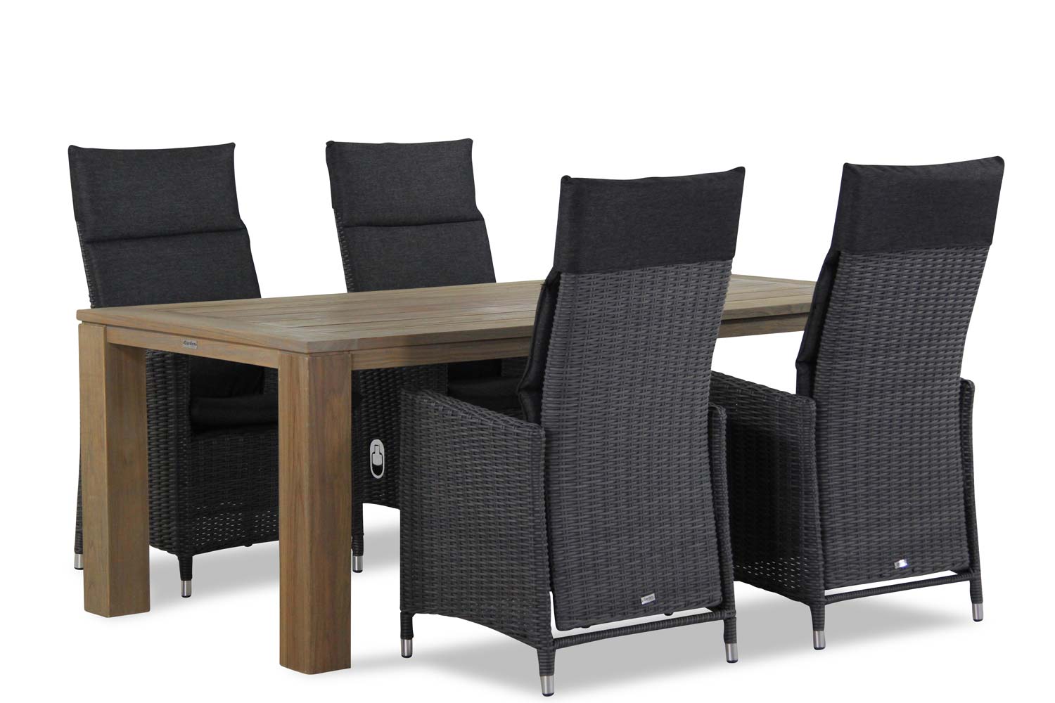 Garden Collections Madera Brighton 200 cm dining tuinset 5 delig