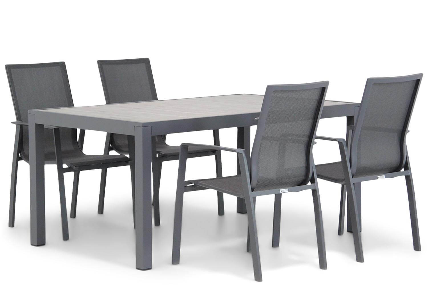Lifestyle Garden Furniture Lifestyle Ultimate/Residence 164 cm dining tuinset 5-delig
