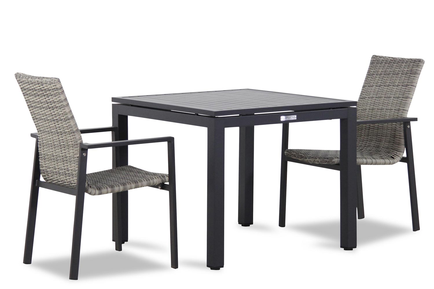 Lifestyle Upton/Concept 90 cm dining tuinset 3-delig stapelbaar