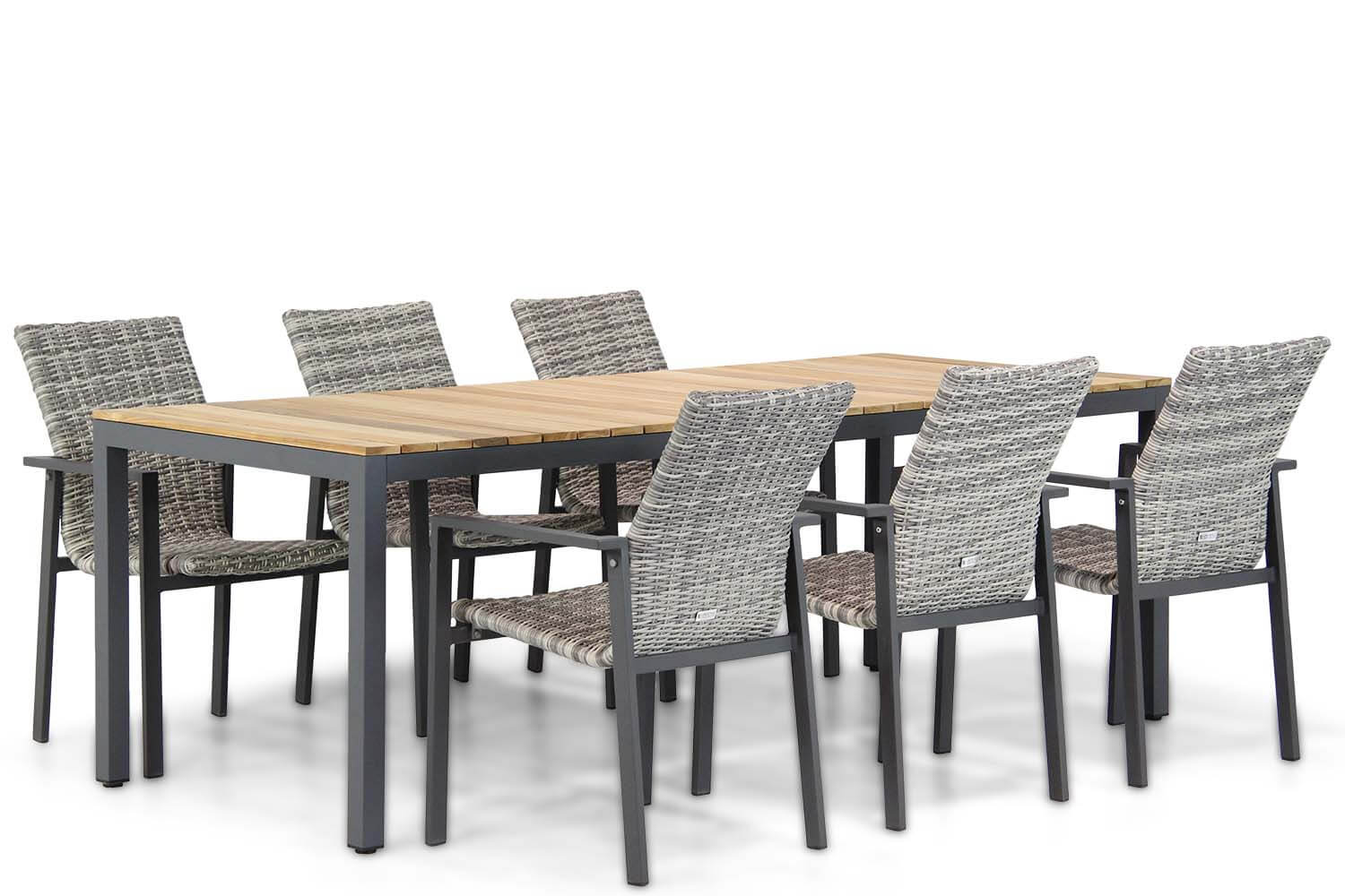 Lifestyle Upton/Mazzarino 220 cm dining tuinset 7-delig