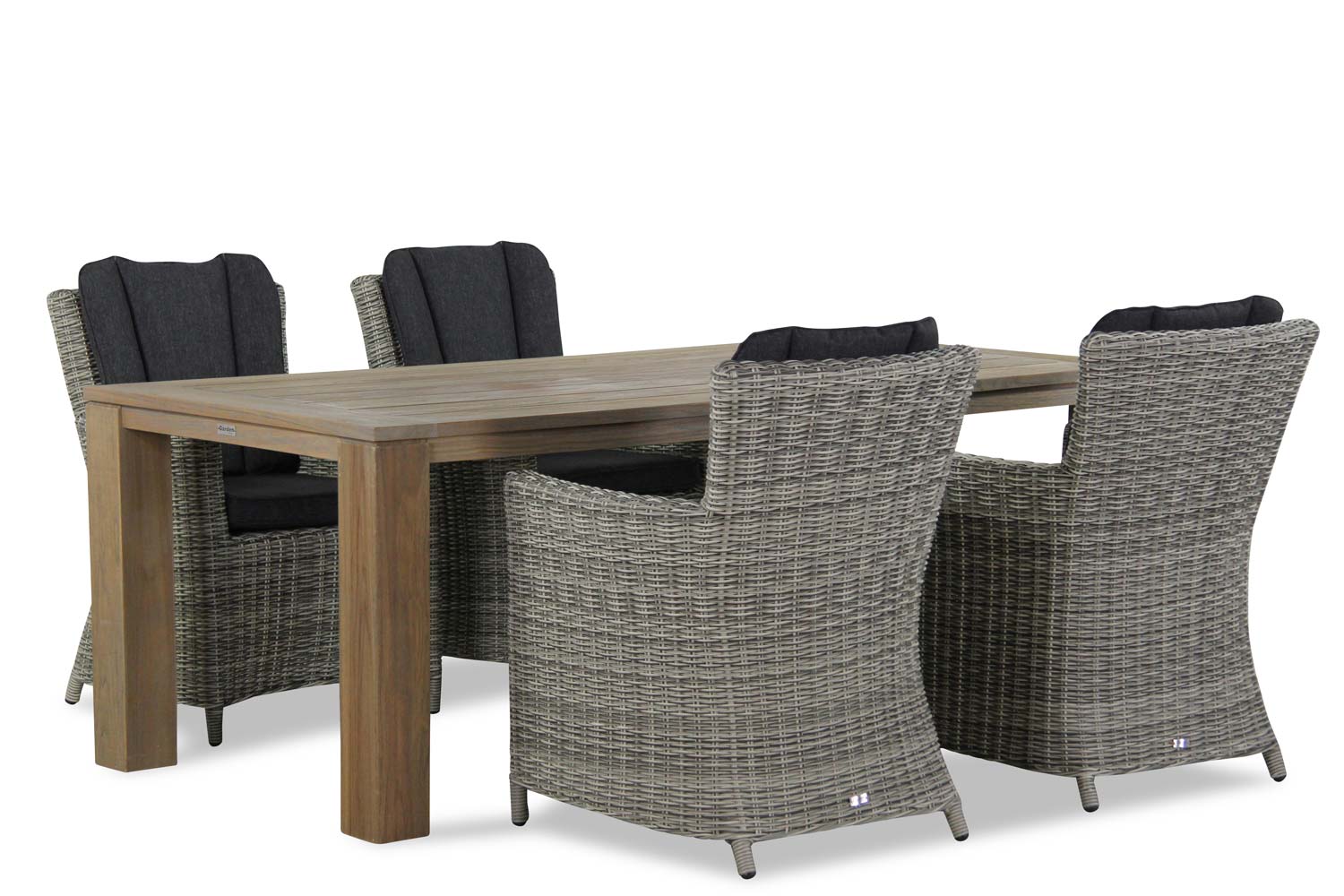 Garden Collections Venerdi/Brighton 200 cm dining tuinset 5-delig
