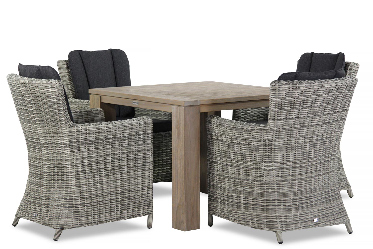 Garden Collections Venerdi-Brighton 100 cm dining tuinset 5-delig