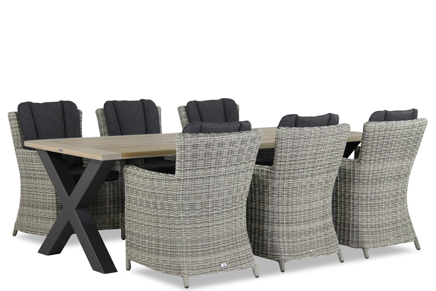 Garden Collections Venerdi-Cardiff X factor 240 cm dining tuinset 7-delig