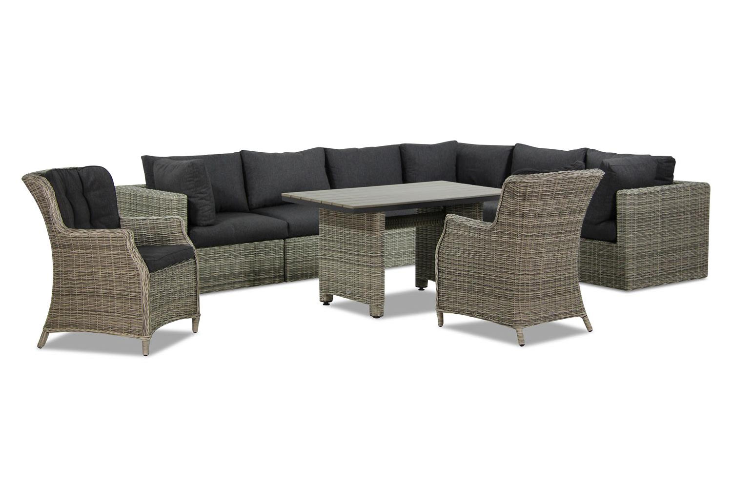 Garden Collections Comodolusso Dining Loungeset 9 Delig garden collections kopen in de aanbieding