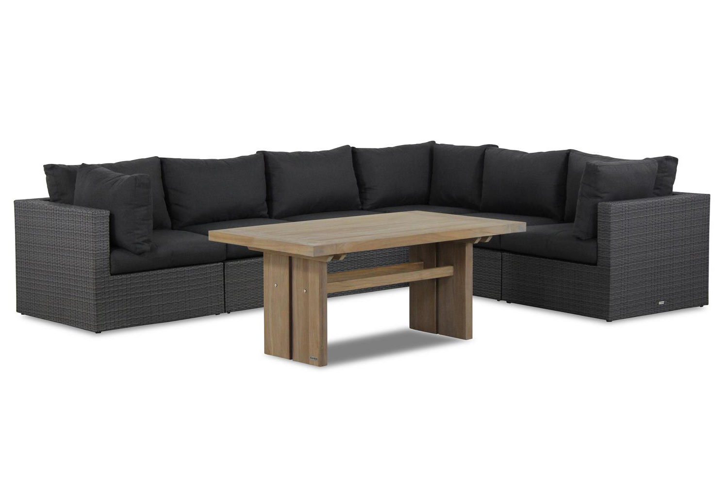 Garden Collections Houston Brighton 140 cm dining loungeset 7 delig