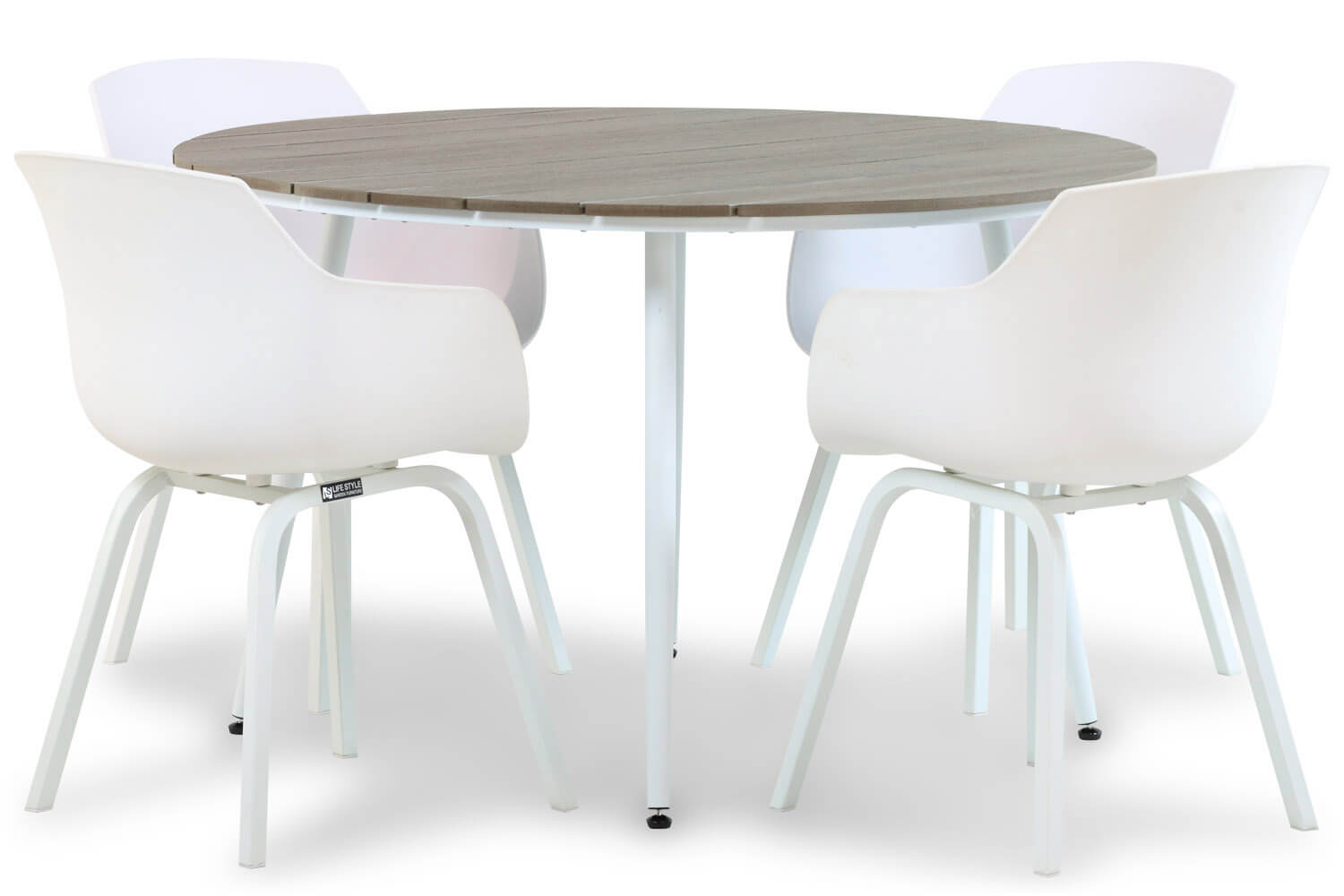 Lifestyle Salina/Yala 125 cm dining tuinset 5-delig