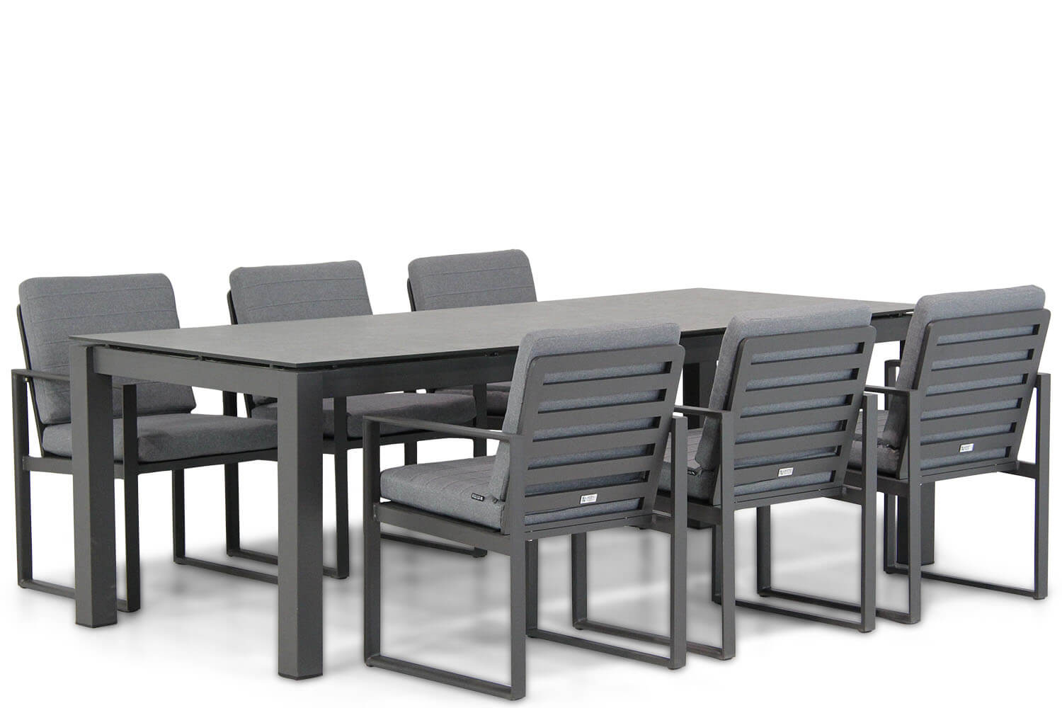 Santika Zaga/Yukon 240 cm dining tuinset 7-delig