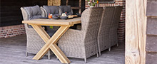 Wicker tuinset categorie afbeelding