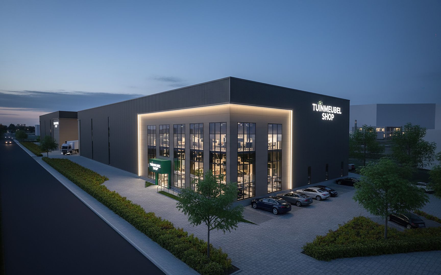 Het nieuwe distributiecentrum van Tuinmeubelshop
